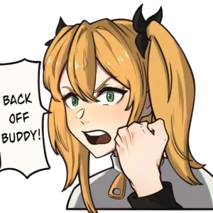 Fade to Black – Back Off Buddy – Sticker