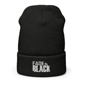 Fade to Black – Waffle beanie