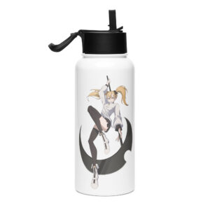 Fade to Black - Water Bottle - Aria - By Lycheesan